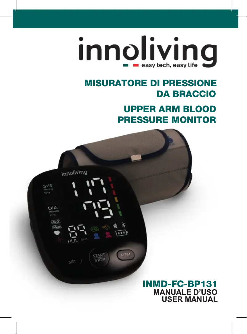 Page 1 de la notice Manuel utilisateur Innoliving INMD-FC-BP131