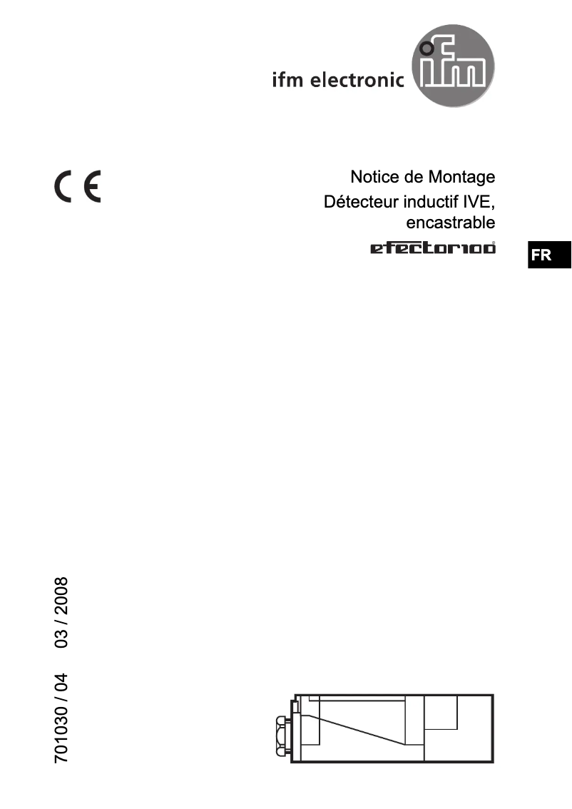 Page 1 de la notice Manuel utilisateur IFM IV5034