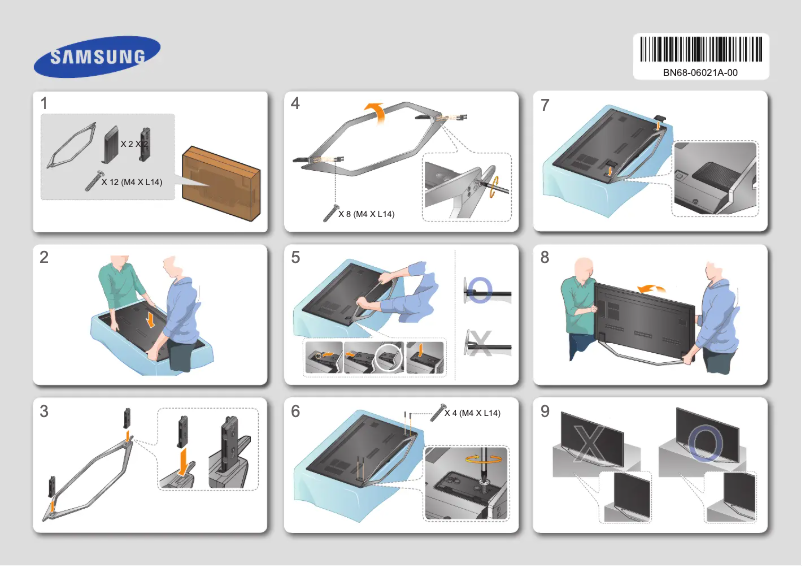 Página 1 del manual Guía de instalación Samsung UE46H7000ST