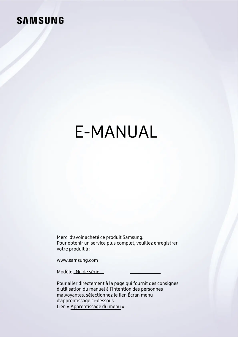 Página 1 del manual Manual de usuario Samsung QN75Q60BAF