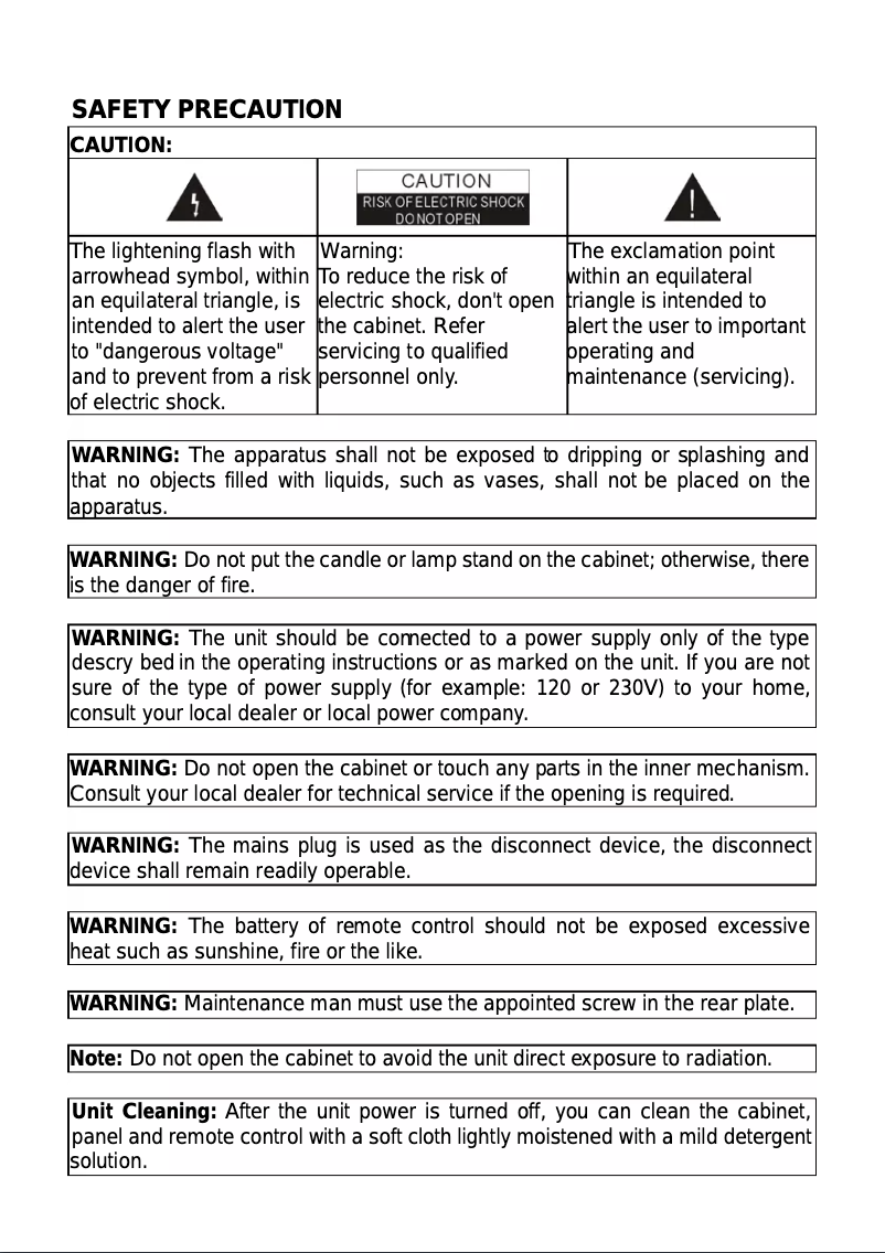 Page 1 de la notice Manuel utilisateur MVision HD-400T