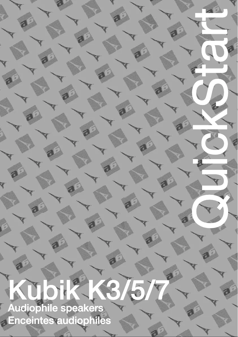 Page 1 de la notice Manuel utilisateur Advance Acoustic Kubik K5