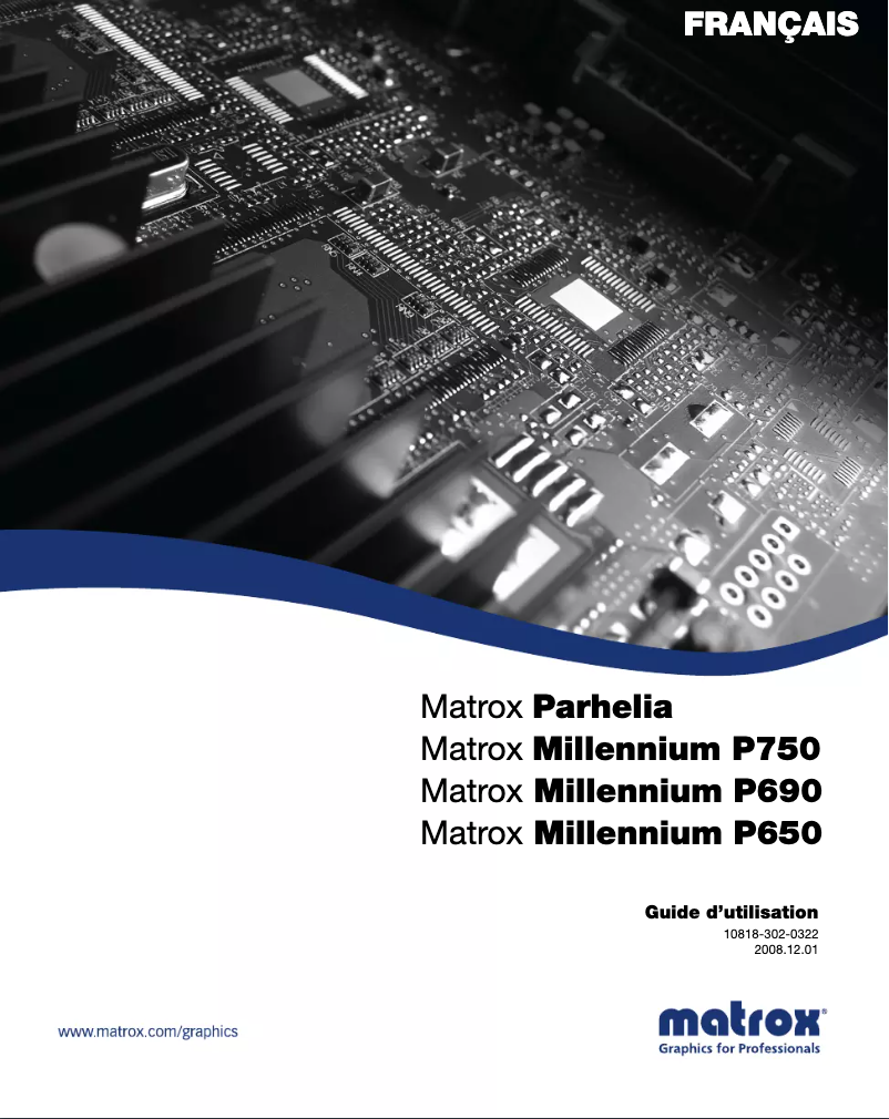 Página 1 del manual Manual de usuario Matrox Millennium P690 PCIe x16