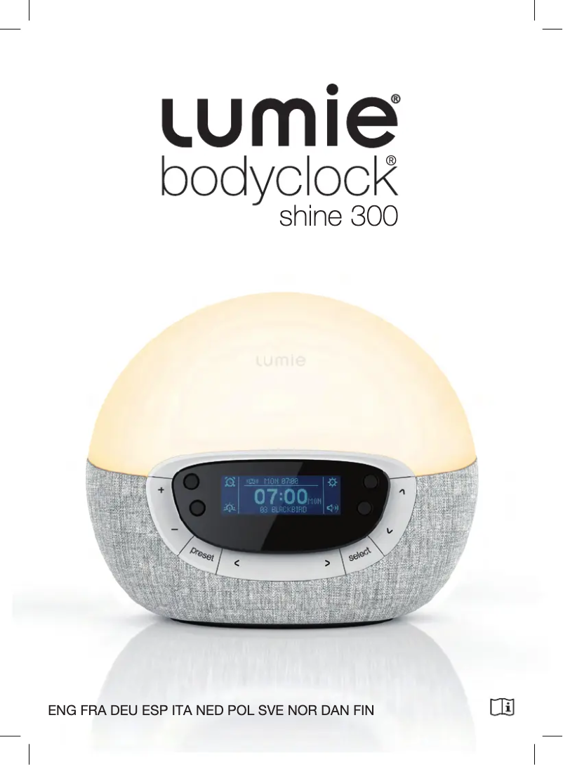 Página 1 del manual Manual de usuario Lumie Bodyclock Shine 300