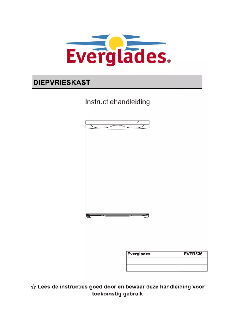 Page 1 de la notice Manuel utilisateur Everglades EVFR536