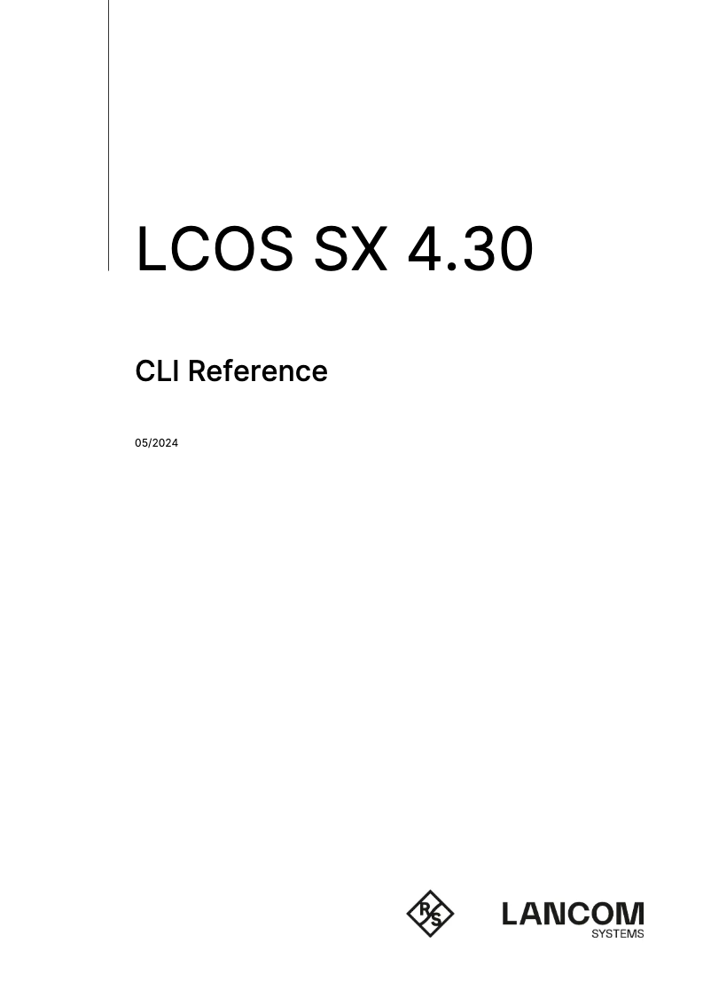 Página 1 del manual Manual de usuario Lancom GS-3510XP
