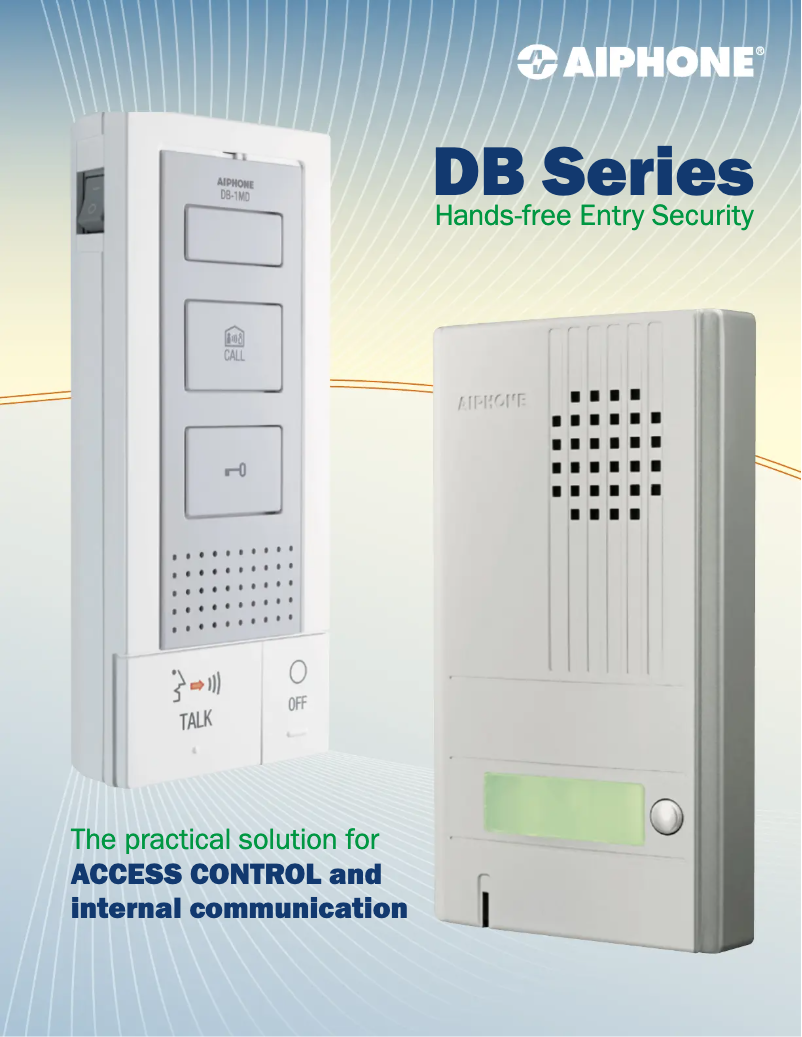Page 1 of the manual User Manual Aiphone DBS-1A