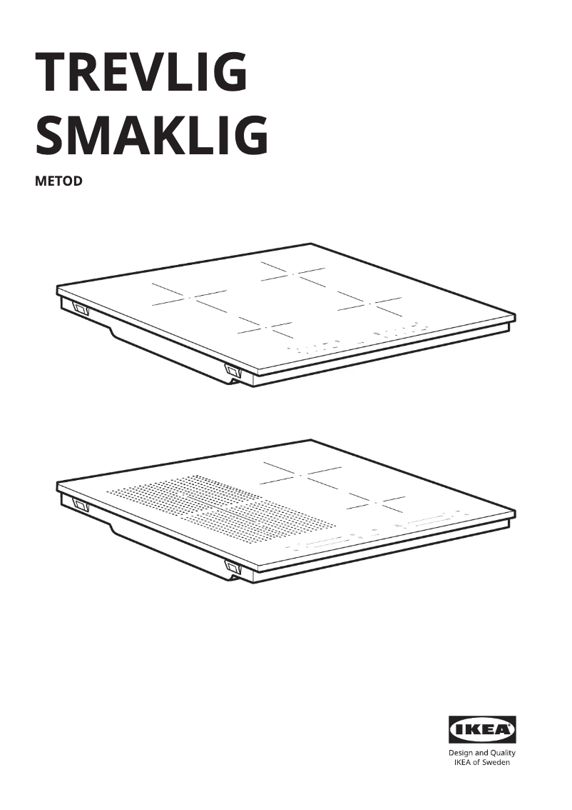 Page 1 de la notice Instructions / montage Ikea TREVLIG