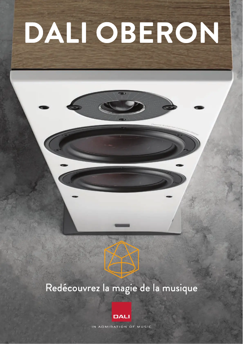 Page 1 de la notice Brochure Dali Oberon On-Wall