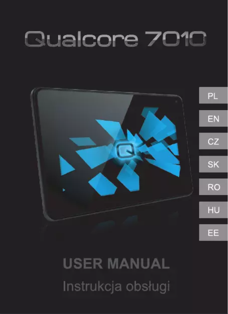 Page 1 de la notice Manuel utilisateur Overmax Qualcore 7010