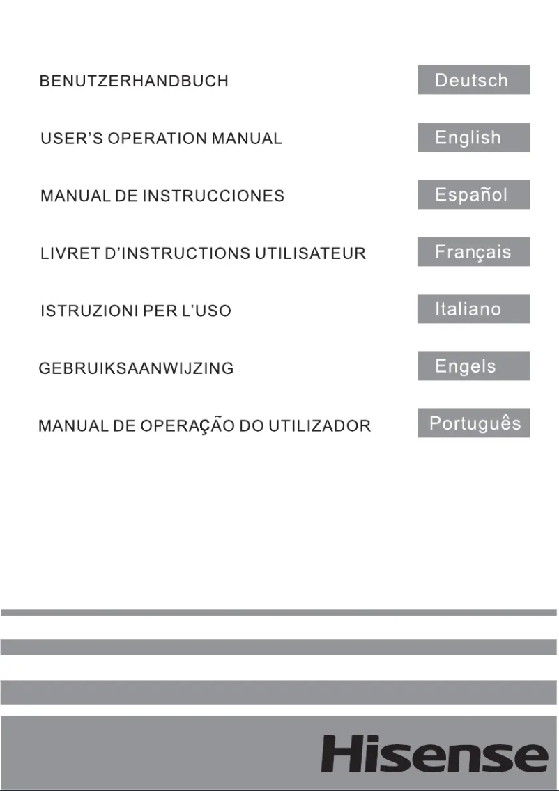 Page 1 de la notice Manuel utilisateur Hisense RT156D4AG1
