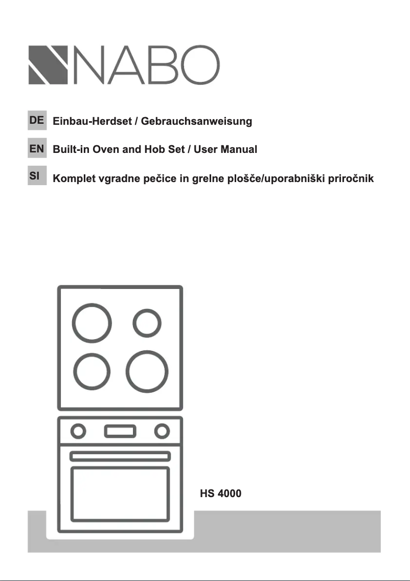 Page 1 de la notice Manuel utilisateur Nabo HS 4000