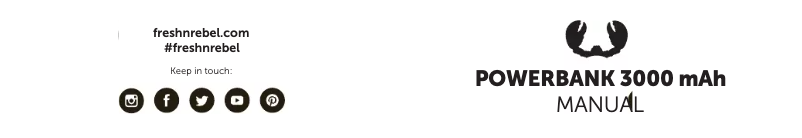 Page 1 of the manual User Manual Fresh 'n Rebel 2PB1000IN