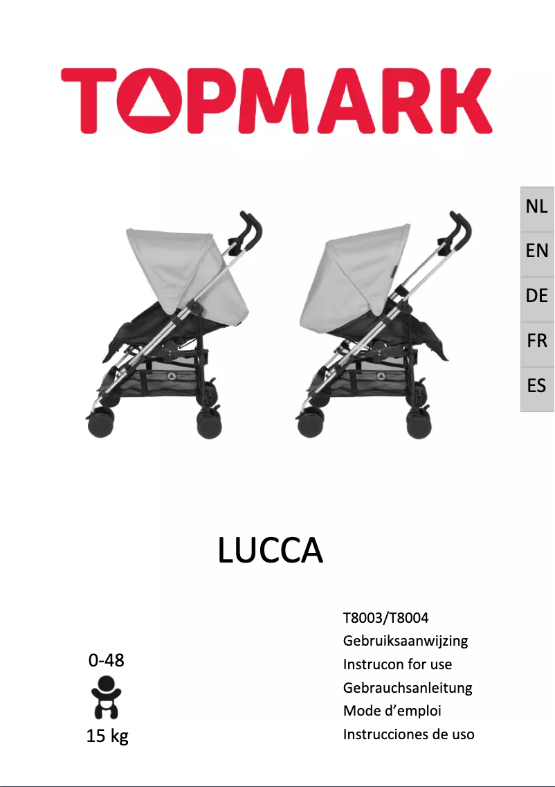 Image de la première page du manuel de l'appareil Lucca T8003