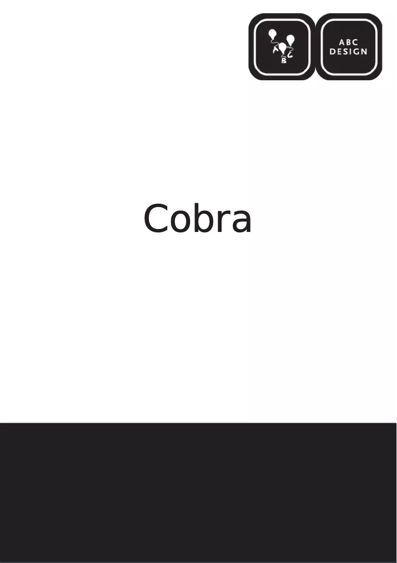 Page 1 de la notice Manuel utilisateur ABC Design Cobra