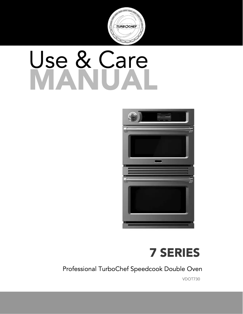 Page 1 of the manual Use and Maintenance Manual Viking VDOT730GG