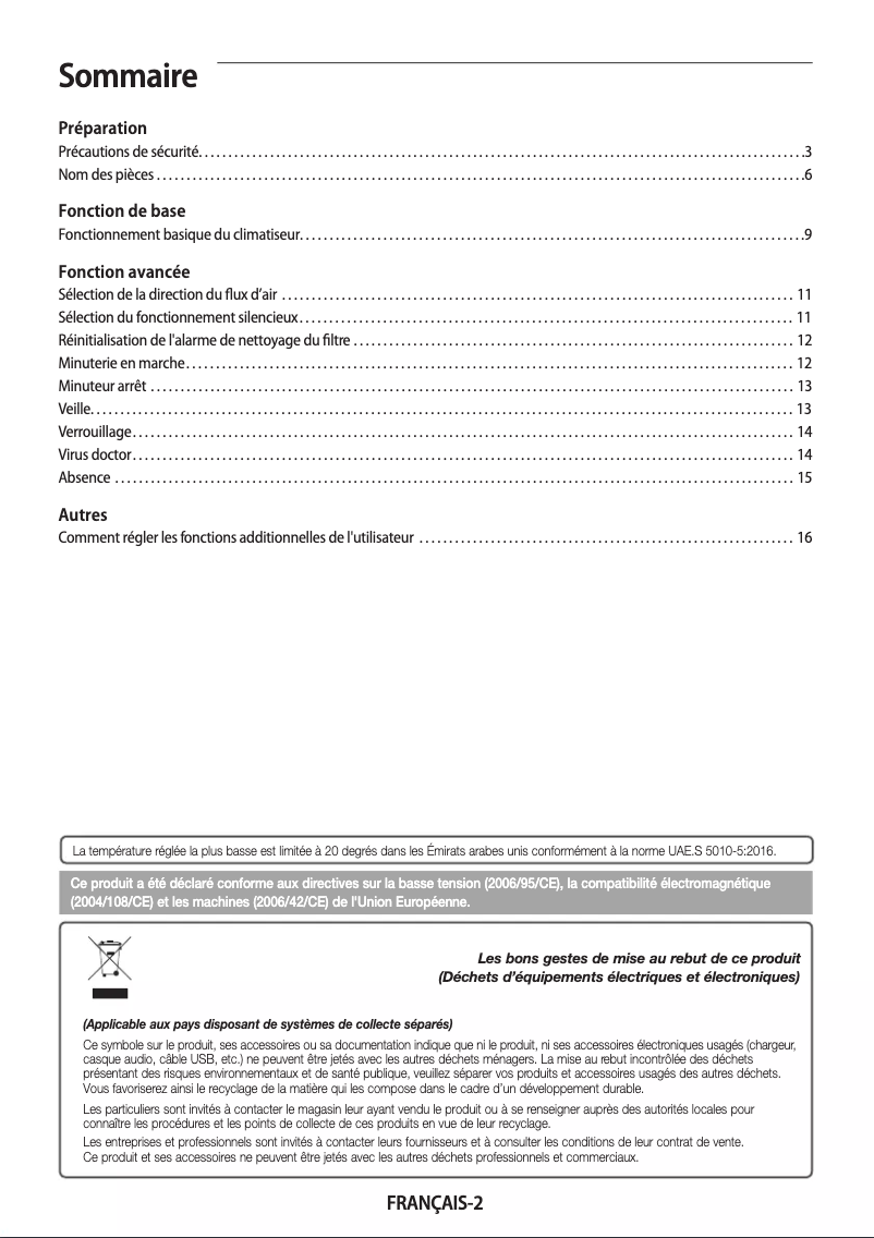 Página 1 del manual Manual de usuario Samsung MWR-SH10N