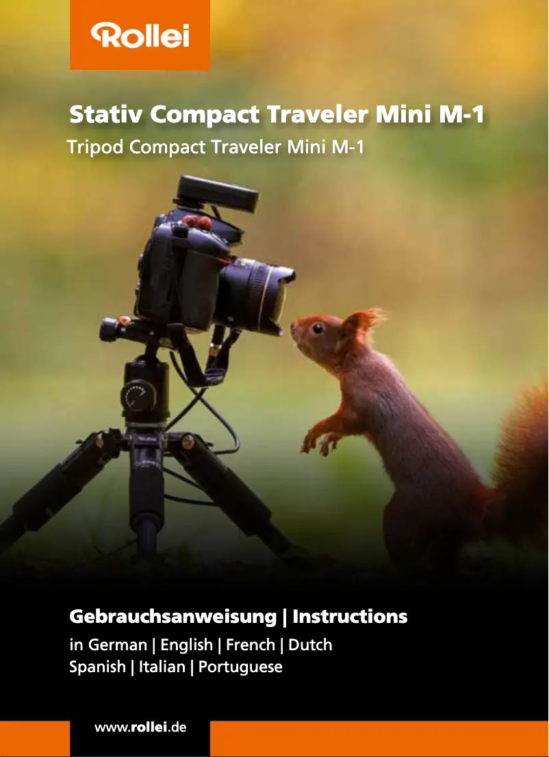 Page 1 de la notice Manuel utilisateur Rollei Compact Traveler Mini M-1