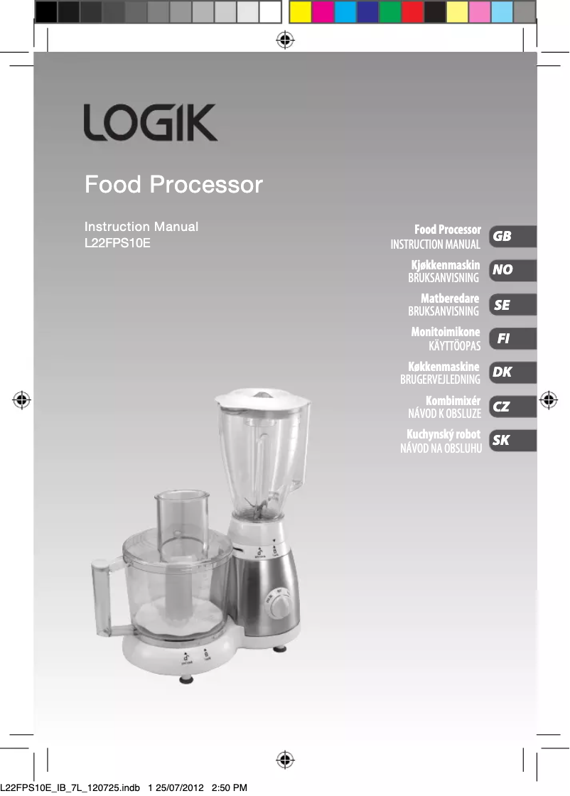 Page 1 of the manual User Manual Logik L22FPS10E