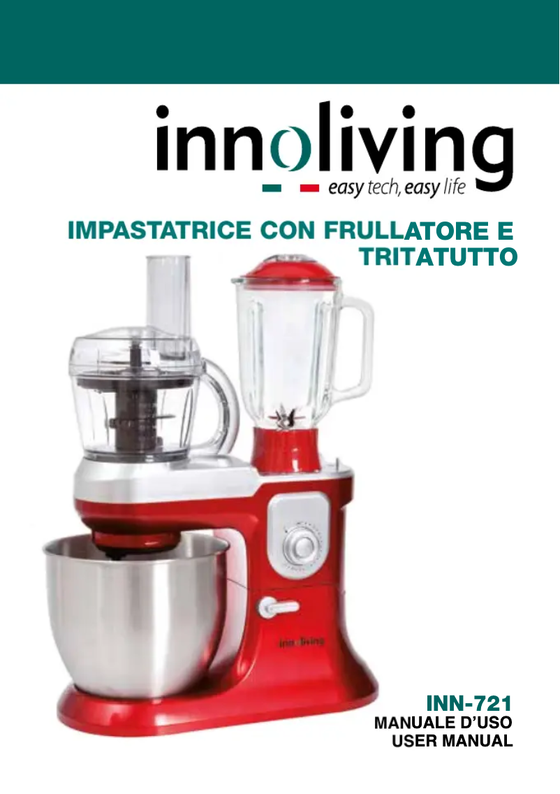 Page 1 de la notice Manuel utilisateur Innoliving INN-721