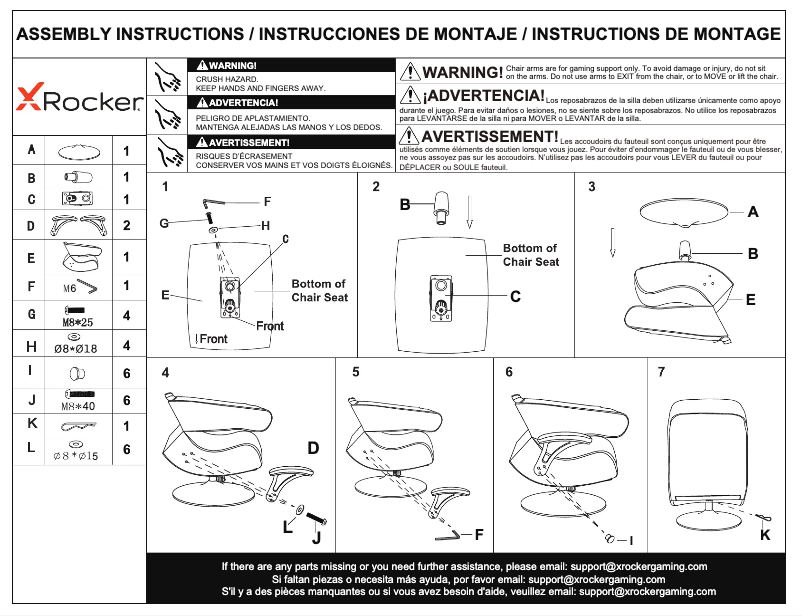 Page 1 of the manual User Manual X Rocker Torque 2.1