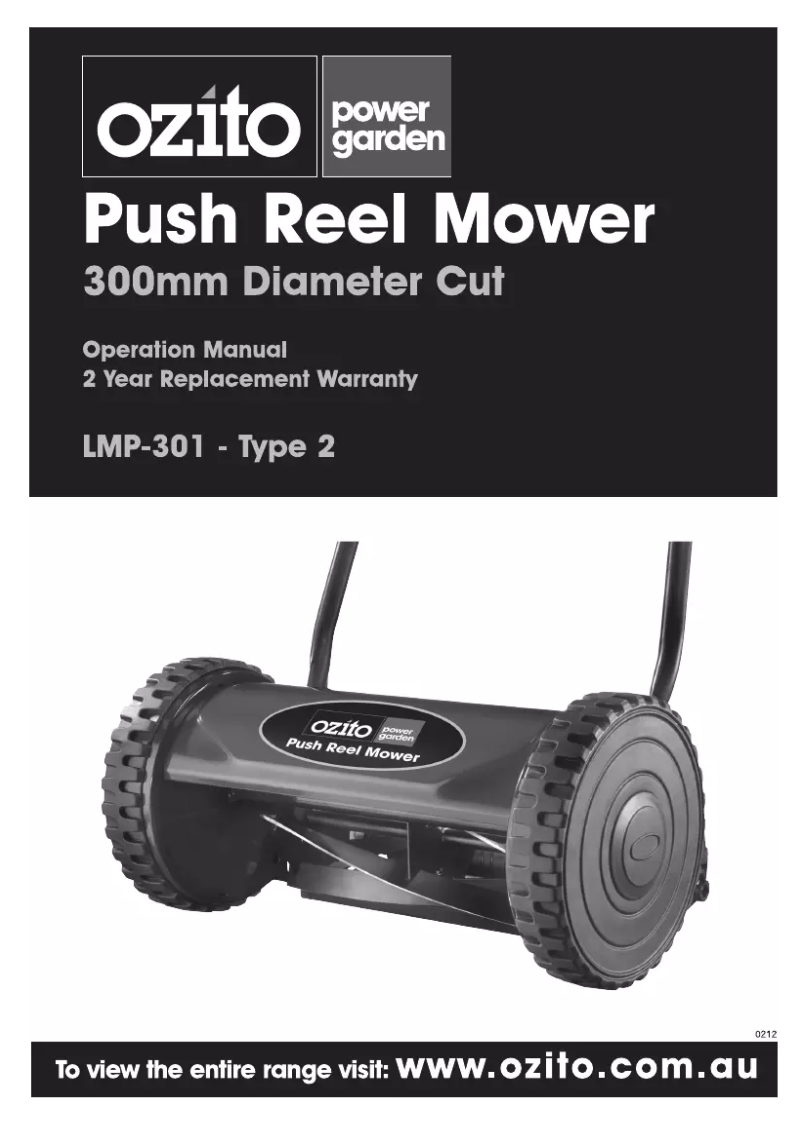 Page 1 de la notice Manuel utilisateur Ozito LMP-301