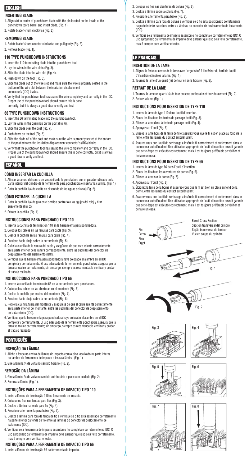 Page 1 de la notice Manuel utilisateur Klein Tools VDV001-081