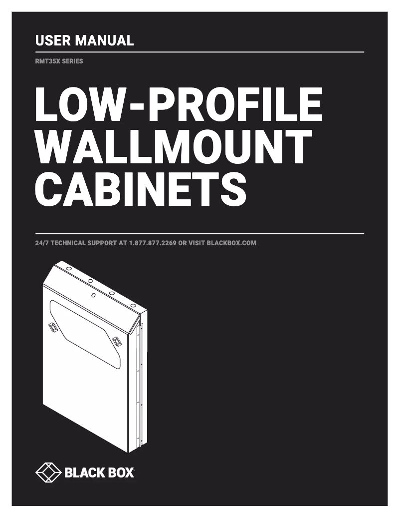 Page 1 of the manual User Manual Black Box RMT351LA