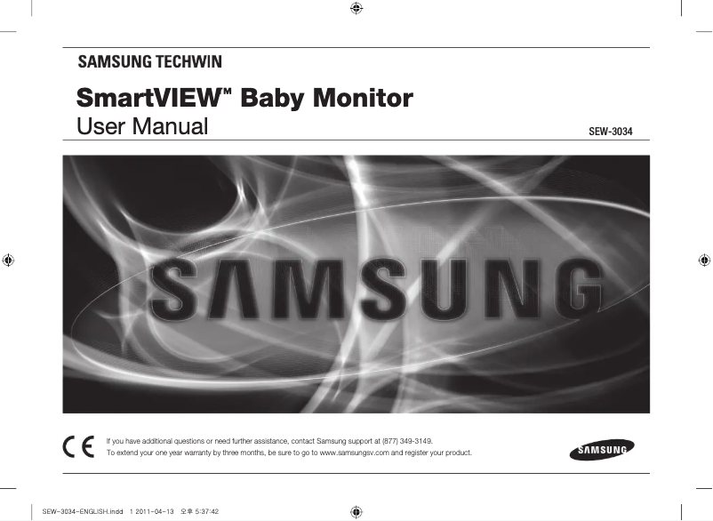 Page 1 de la notice Manuel utilisateur Samsung SEW-3034WN