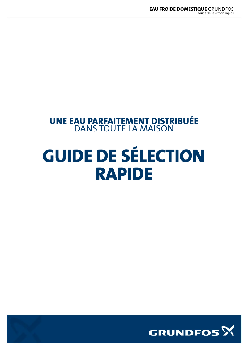 Page 1 de la notice Brochure Grundfos JP 5-48