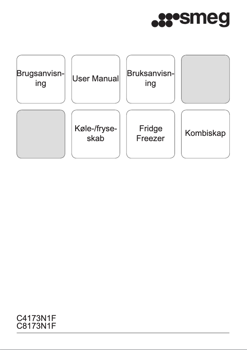 Página 1 del manual Folleto Smeg C8173N1F