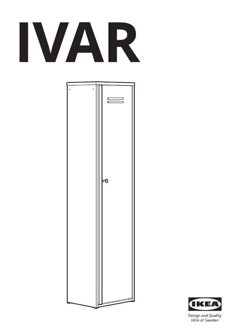 Page 1 de la notice Manuel utilisateur Ikea IVAR 503.815.92