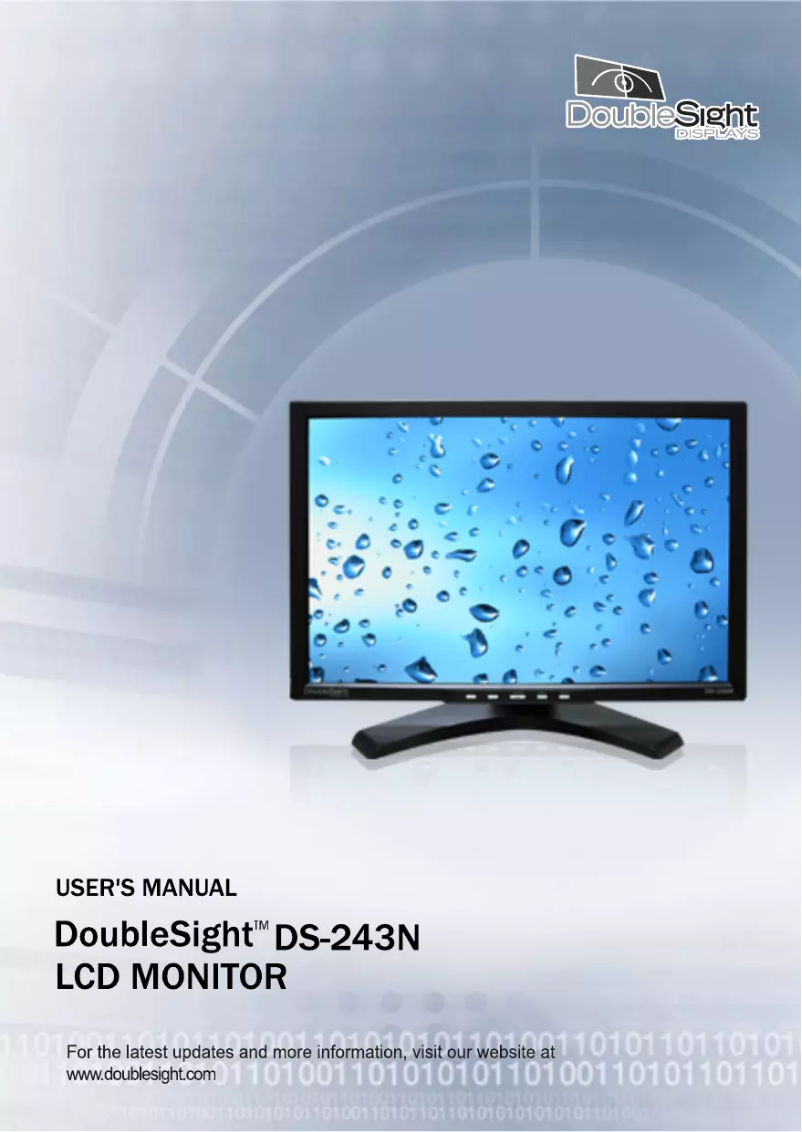 Image de la première page du manuel de l'appareil DS-243N