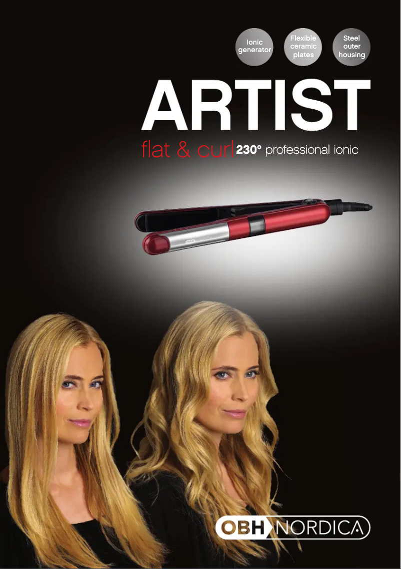 Page 1 of the manual User Manual OBH Nordica Artist 3064