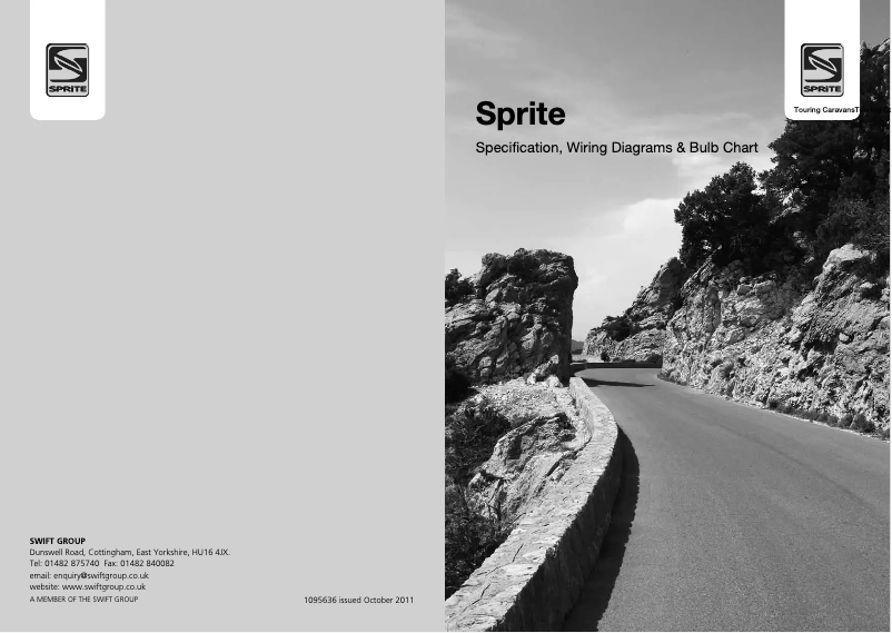 Page 1 de la notice Manuel utilisateur Swift Sprite (2012)