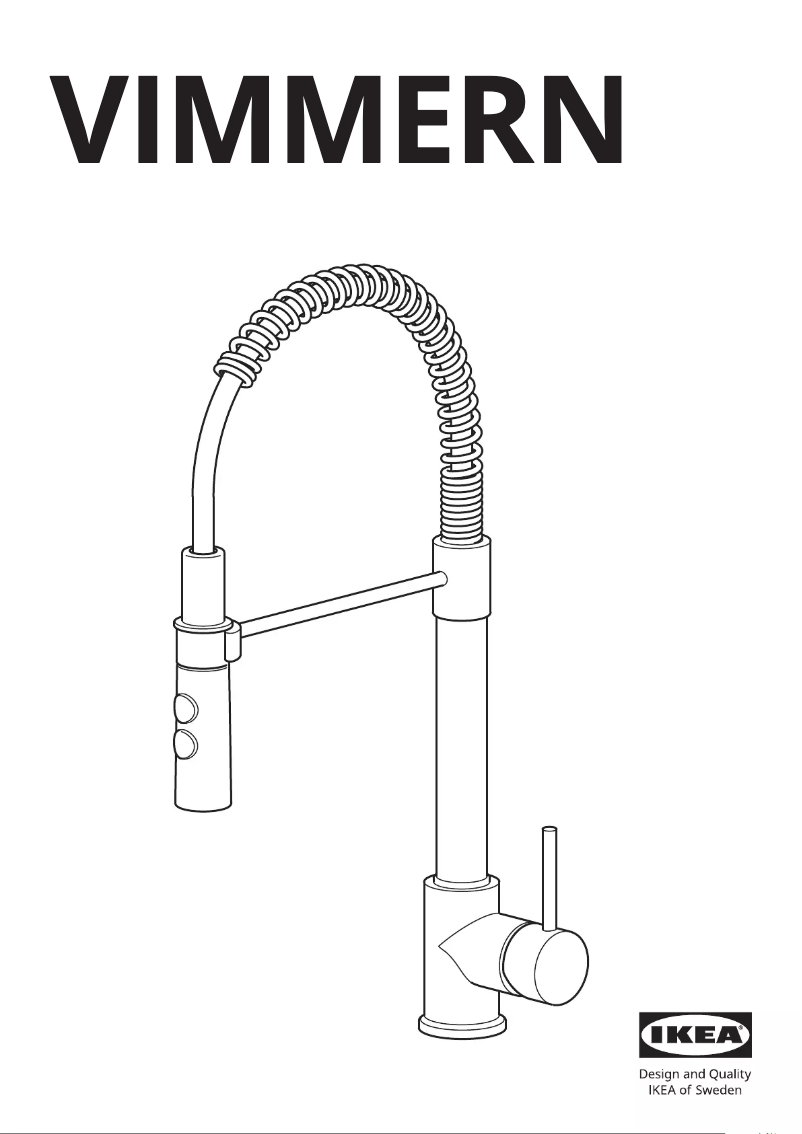 Image de la première page du manuel de l'appareil VIMMERN