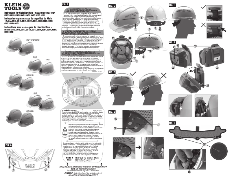 Page 1 of the manual User Manual Klein Tools 60900
