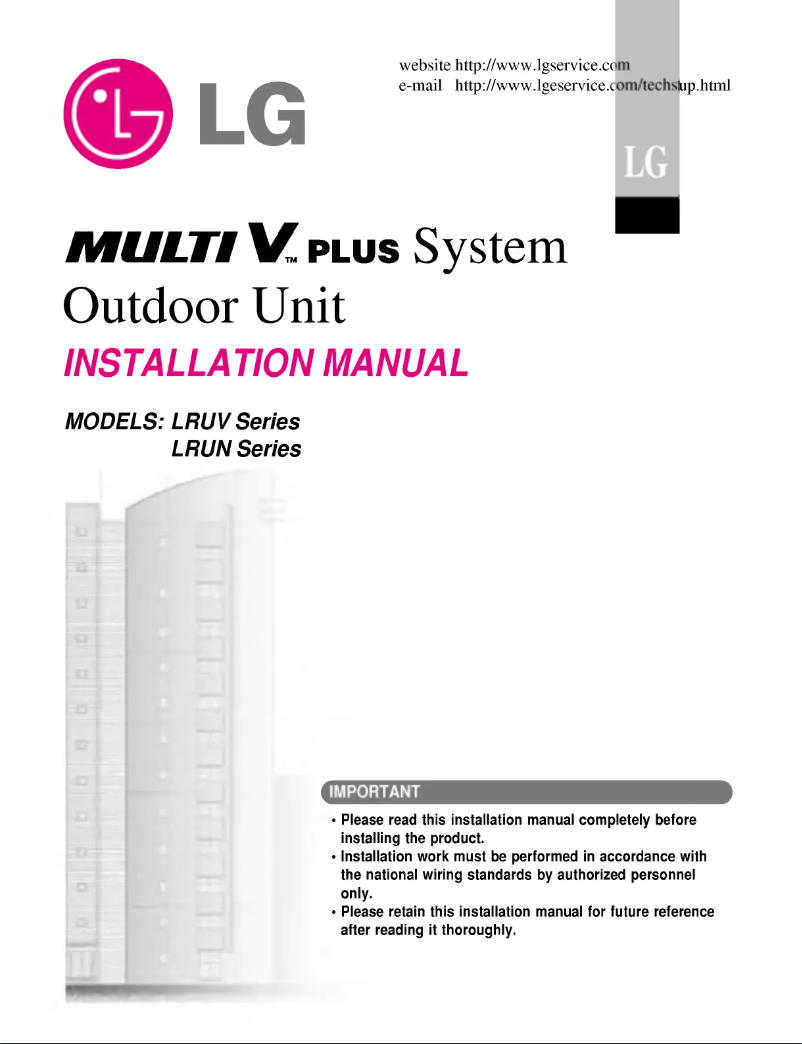 Página 1 del manual Manual de usuario LG LRUV1008TS0
