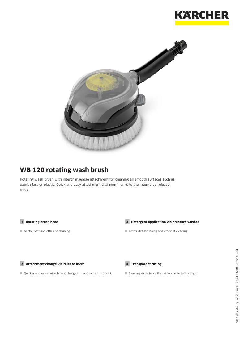 Página 1 del manual Manual de usuario Kärcher WB 120