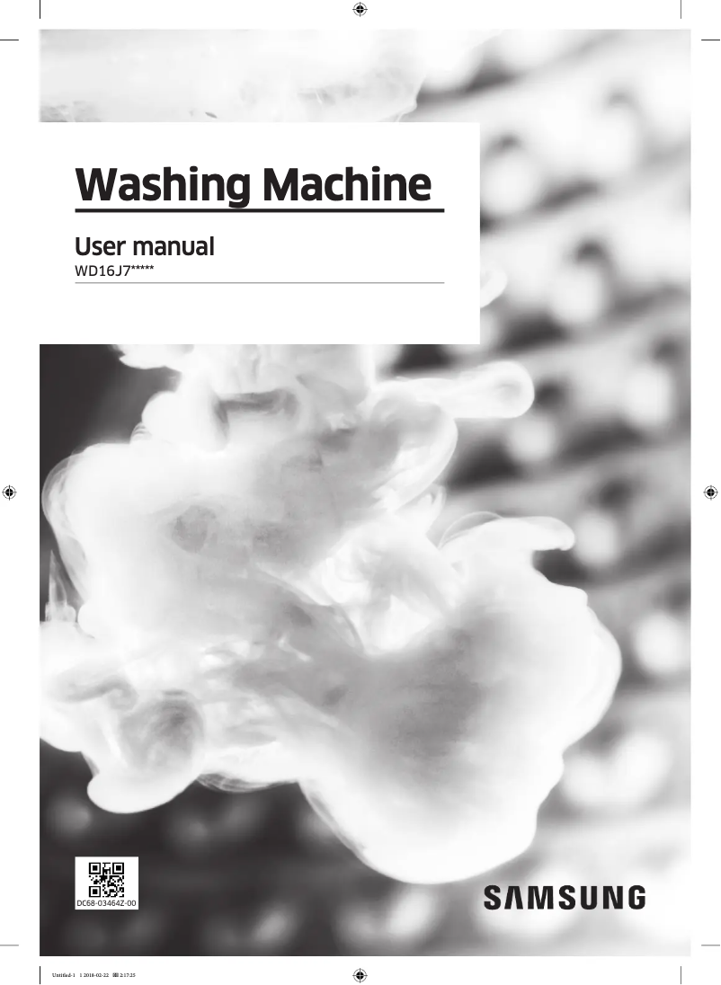 Página 1 del manual Manual de usuario Samsung WD16J7800KW