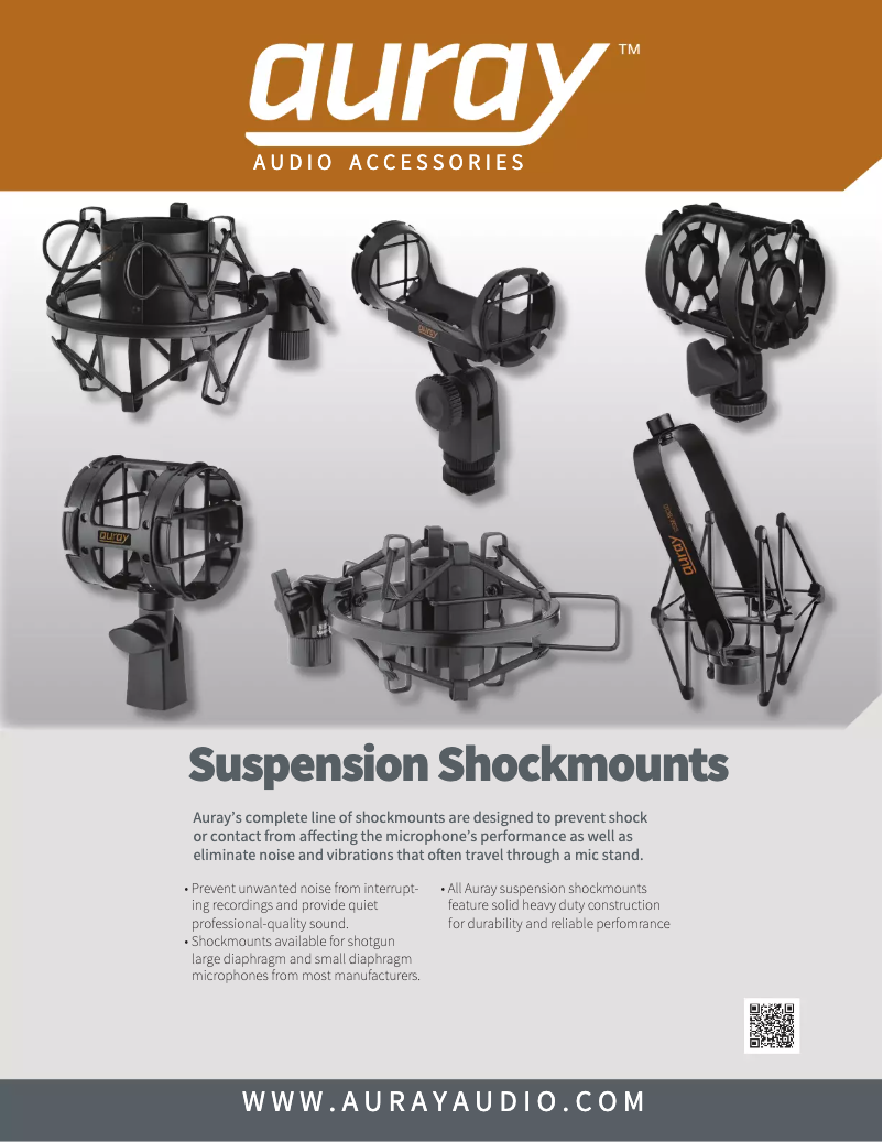 Page 1 de la notice Manuel utilisateur Auray SHM-ESG