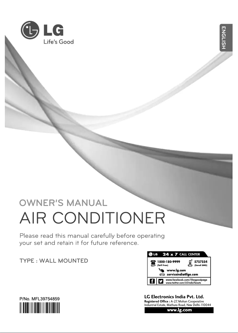 Página 1 del manual Manual de usuario LG LSU3AR4M4