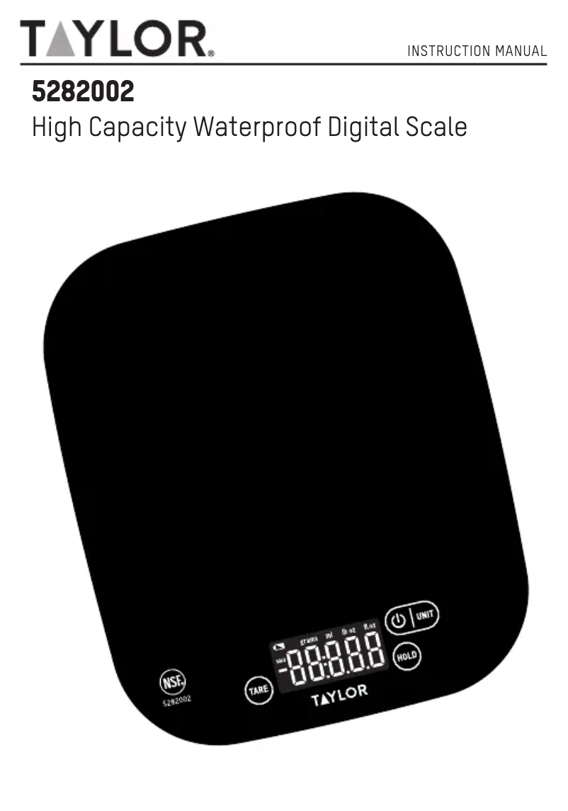 Página 1 del manual Manual de usuario Taylor 5282002