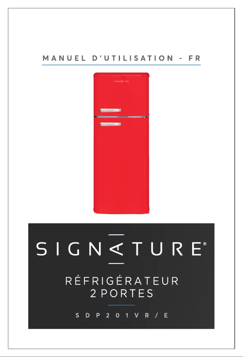 Página 1 del manual Manual de usuario Signature SDP201VR