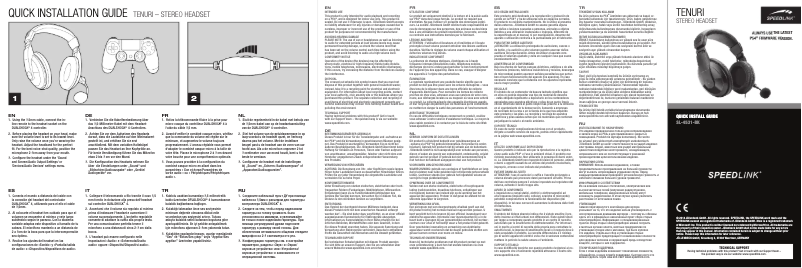 Page 1 de la notice Manuel utilisateur Speed-Link SL-4531-BK