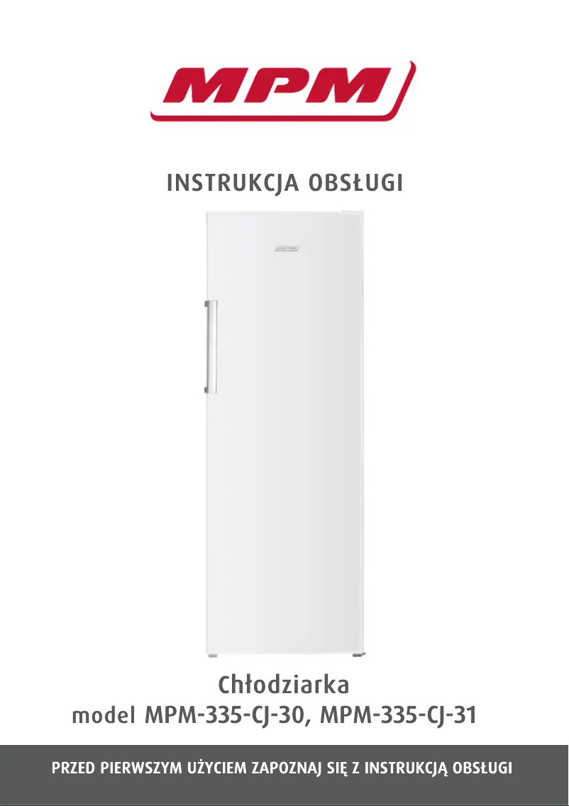 Page 1 de la notice Manuel utilisateur MPM MPM-335-CJ-31