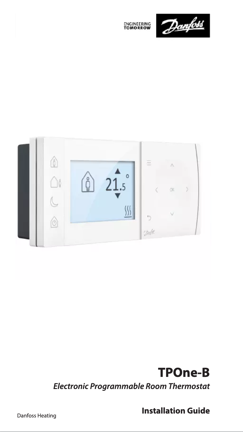 Page 1 de la notice Manuel utilisateur Danfoss TPOne-B