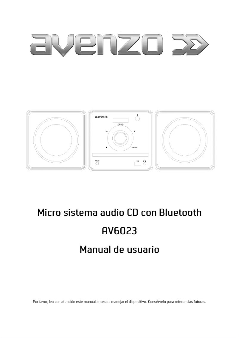 Página 1 del manual Manual de usuario Avenzo AV6023NG
