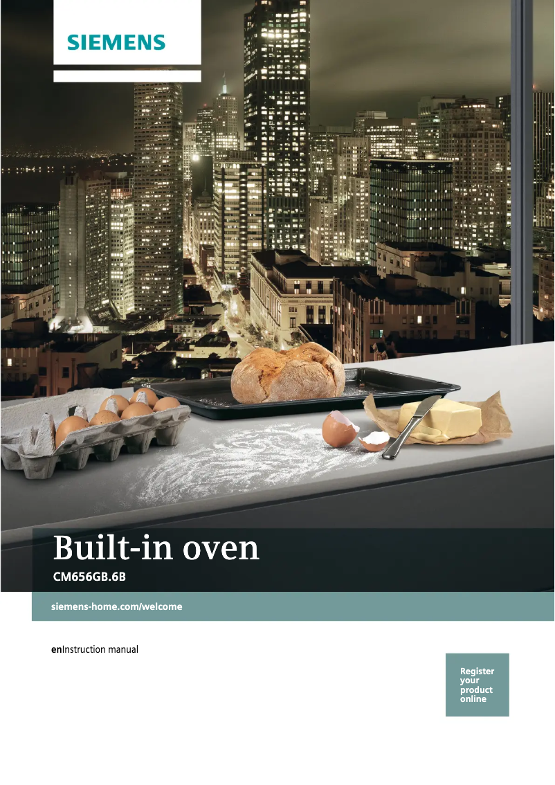 Page 1 de la notice Manuel utilisateur Siemens CM656GBS6B