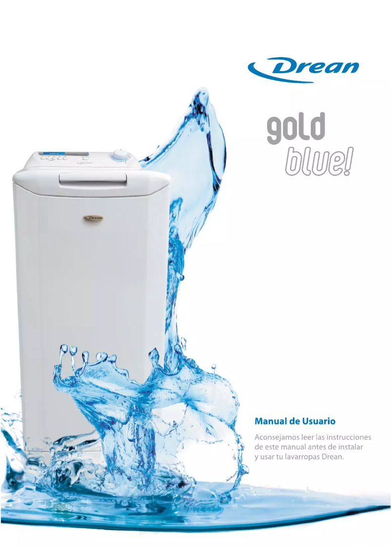 Página 1 del manual Manual de usuario Drean Gold Blue! 10.6